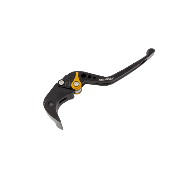 biketek Biketek adjustable cnc brake lever short  - black / gold adjuster - #b42s